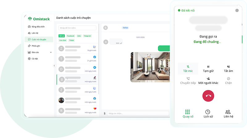Tính năng gọi thoại