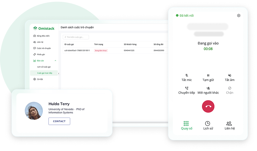 Tính năng gọi thoại